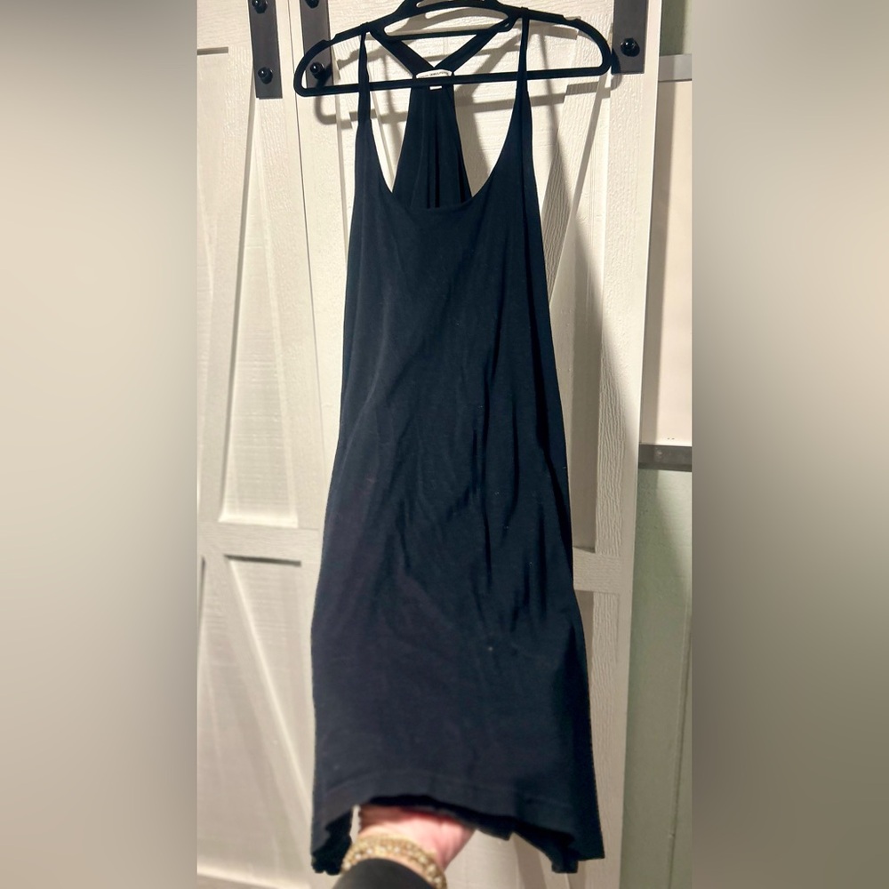 James Perse Racerback Double Layered Tank Dress  Size Large